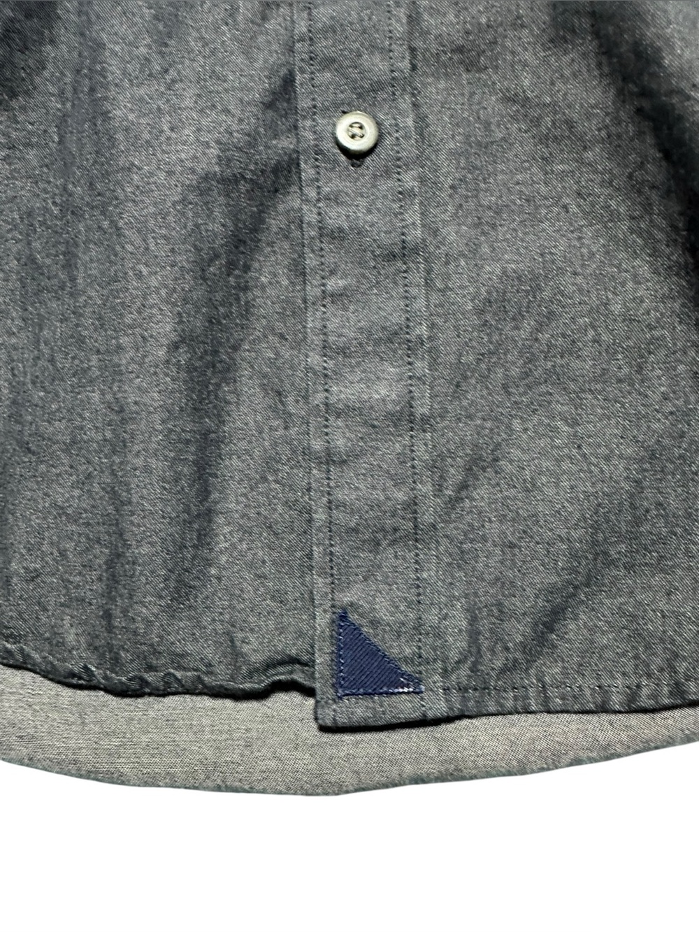UNTUCKit Men's Charcoal Gray Long-Sleeve Button-Down Shirt Slim Fit L - Picture 11 of 11
